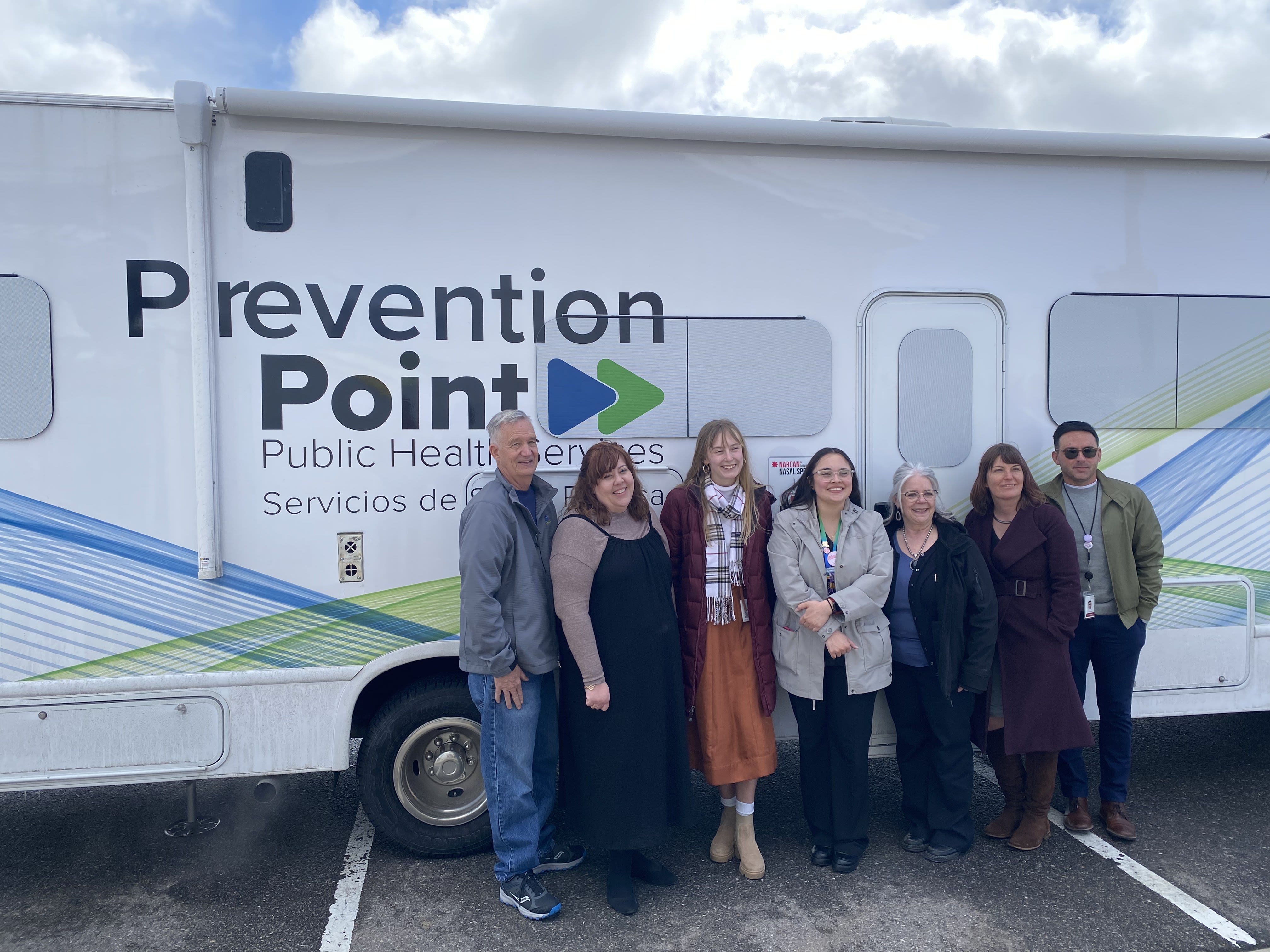 image of public healths prevention point van