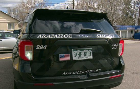 image of an arapahoe county sheriff's office patrol car