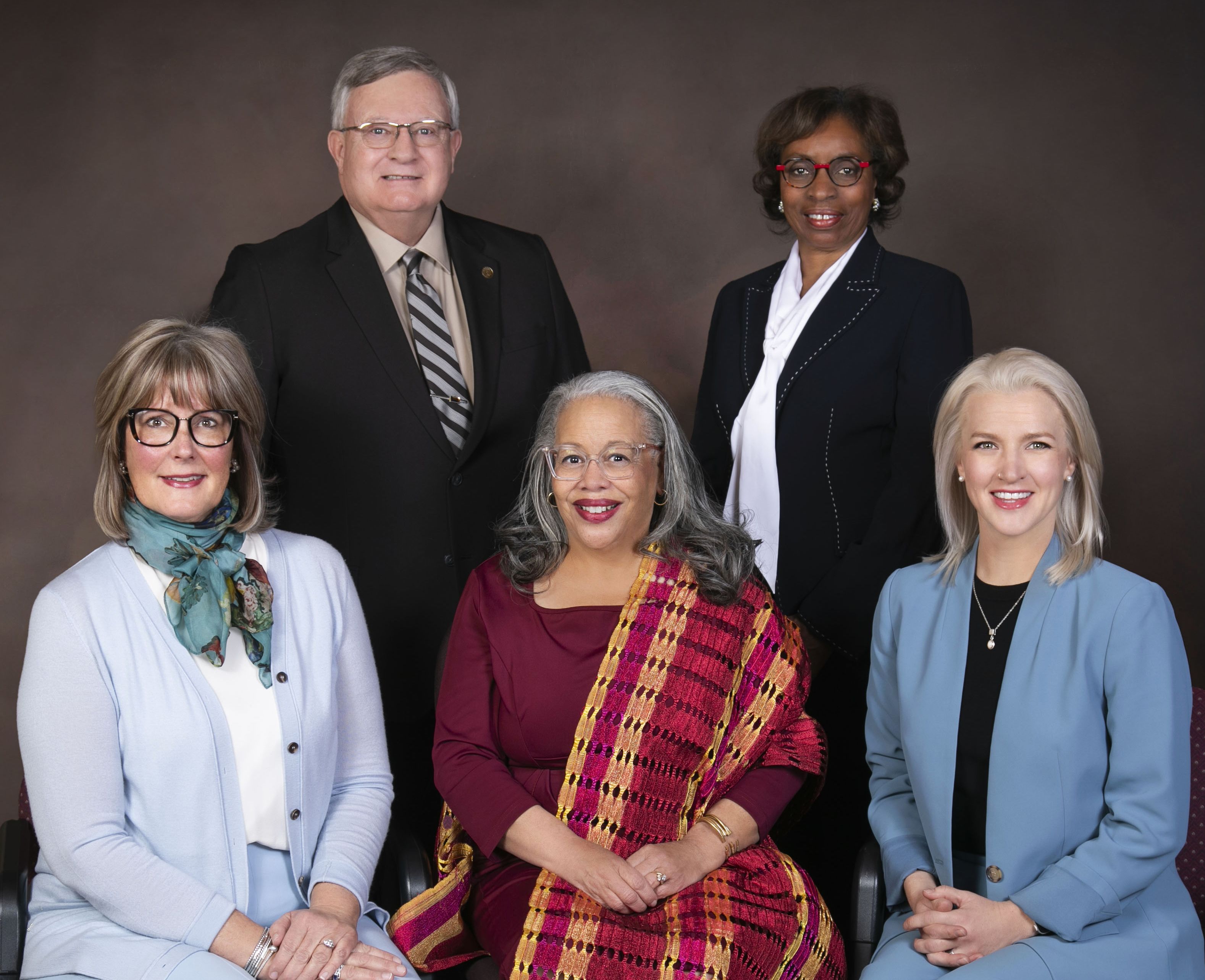 Group portrait of the County Commissioners