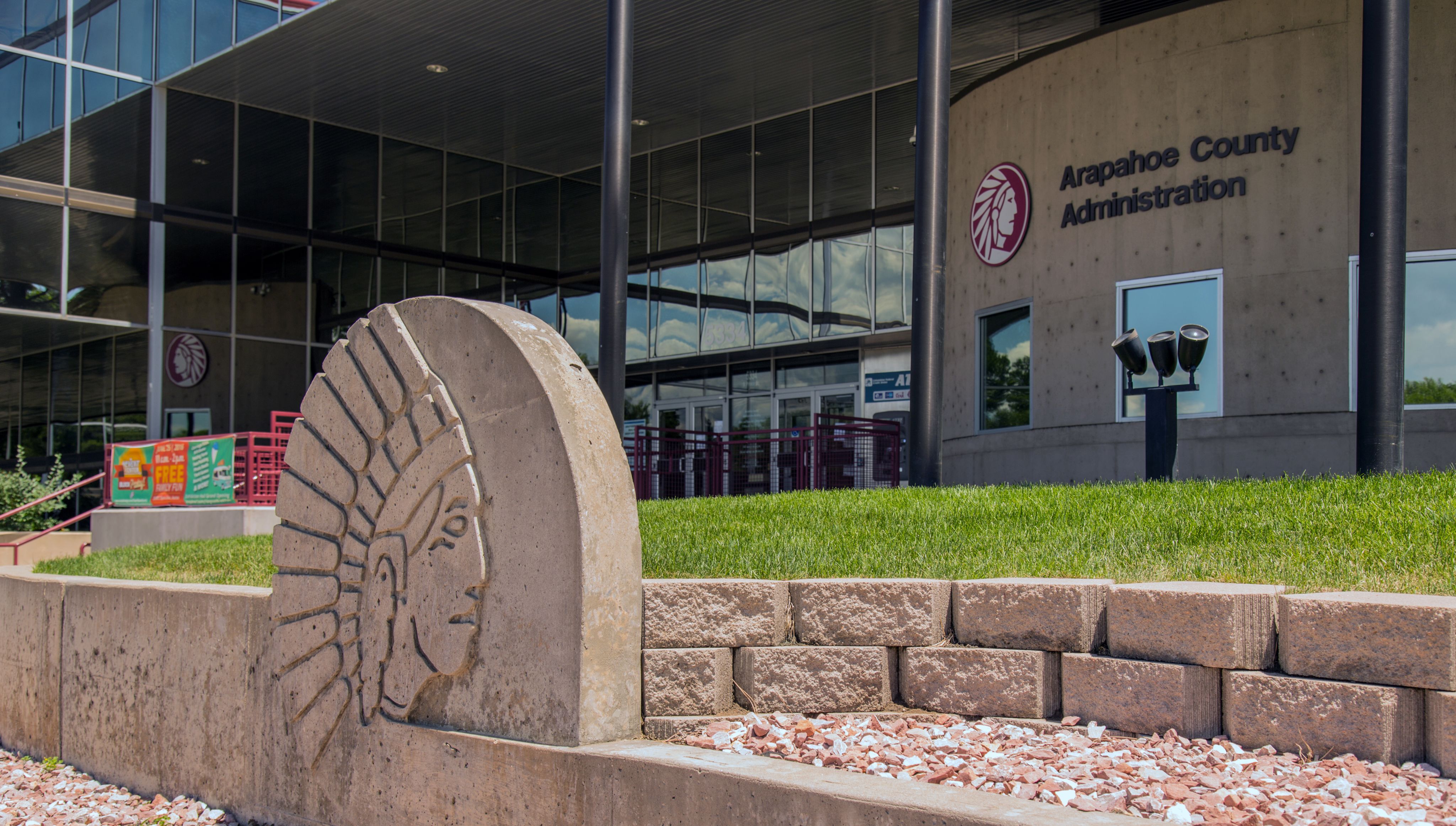 image of the front of the County Administration building
